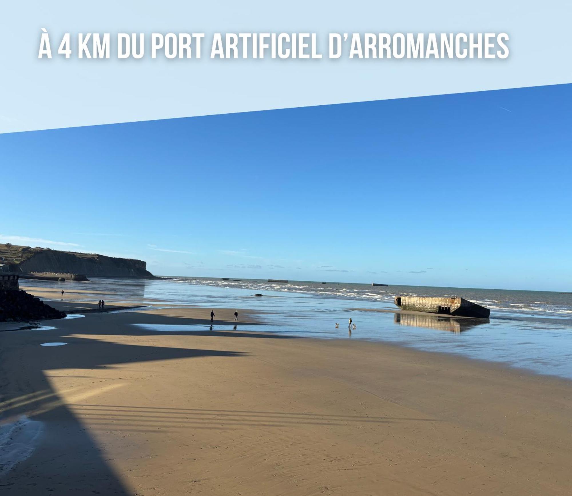 Les Dunes, Maison Neuve 8 P Bien Equipee Jardin Clos, Parking, Garage A 850 M De La Plage Et Centre Bourg, Sur Plages Du Debarquement Pres Arromanches Et Bayeux Анель Экстерьер фото